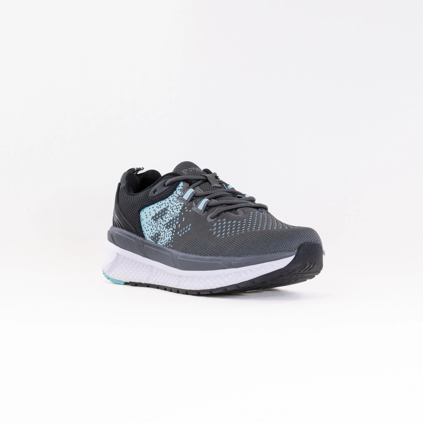 Propet Ultra (Women's) - Grey/Mint metatarsal - support running shoes