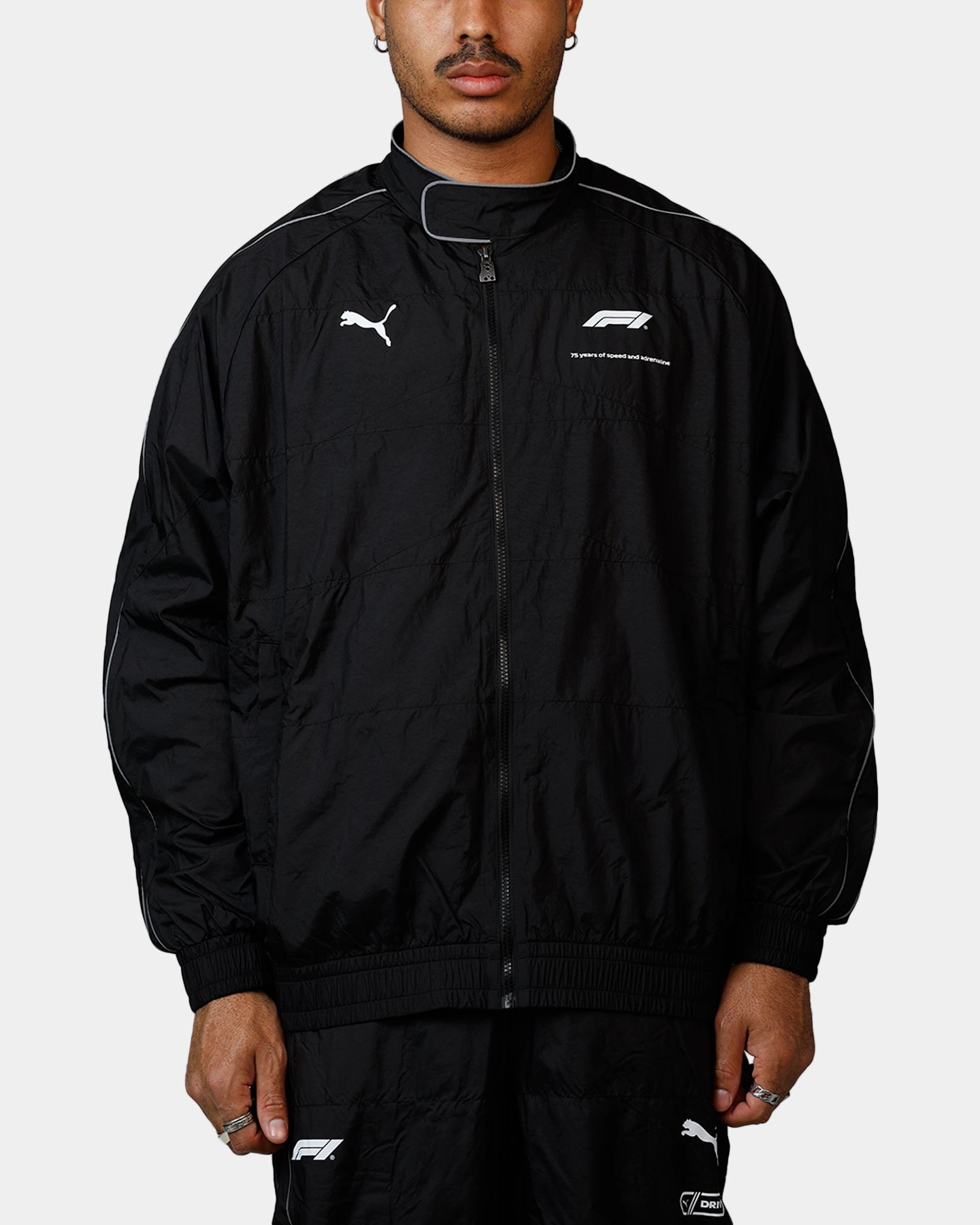 Puma X F1 Oversized Track Jacket Black Good Material