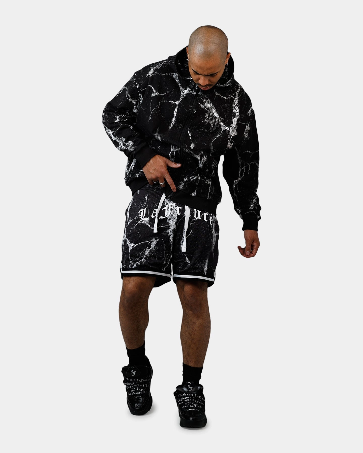 SecureClosureSystem Puma x Lamelo Ball LaFranc?? Written In Chrome Shorts Black