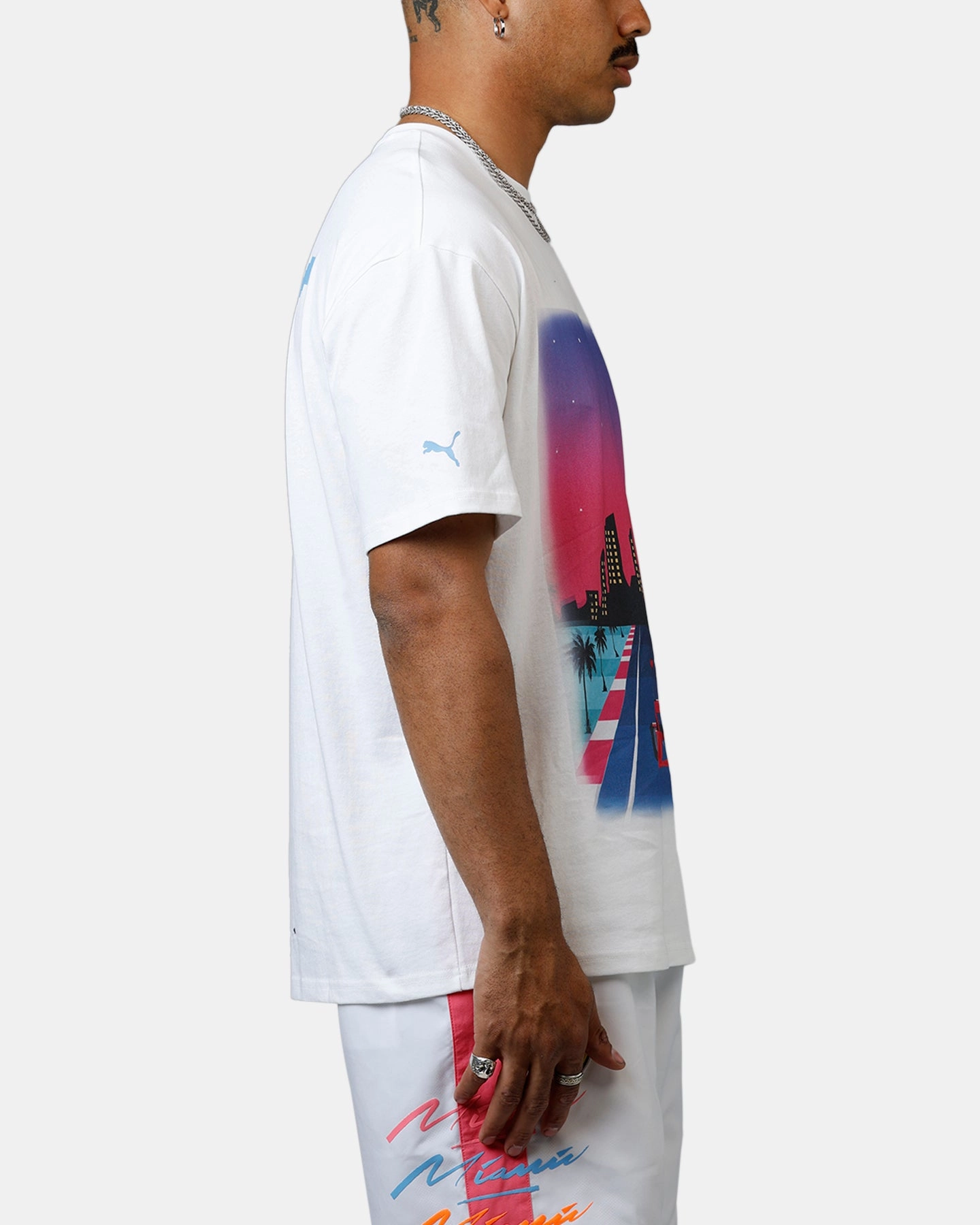 CrossBackDesign Puma x Scuderia Ferrari Sketches Graphics T-Shirt White