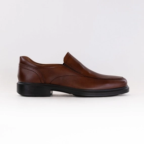 No Fuss Sport Comfort Ecco Helsinki 2.0 Apron Toe Slip-on (Men's) - Cognac