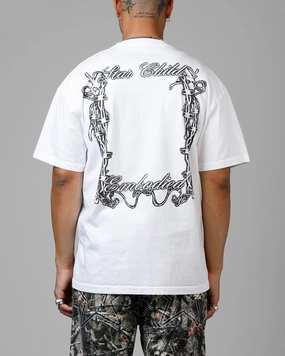 Loiter Earth Angel Heavyweight T-Shirt White Relaxed Blouse CarbonNeutral Production