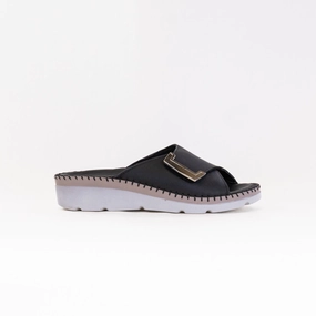 Stone Glow Summer Vacation Shoes La Plume Agua (Women's) - Black