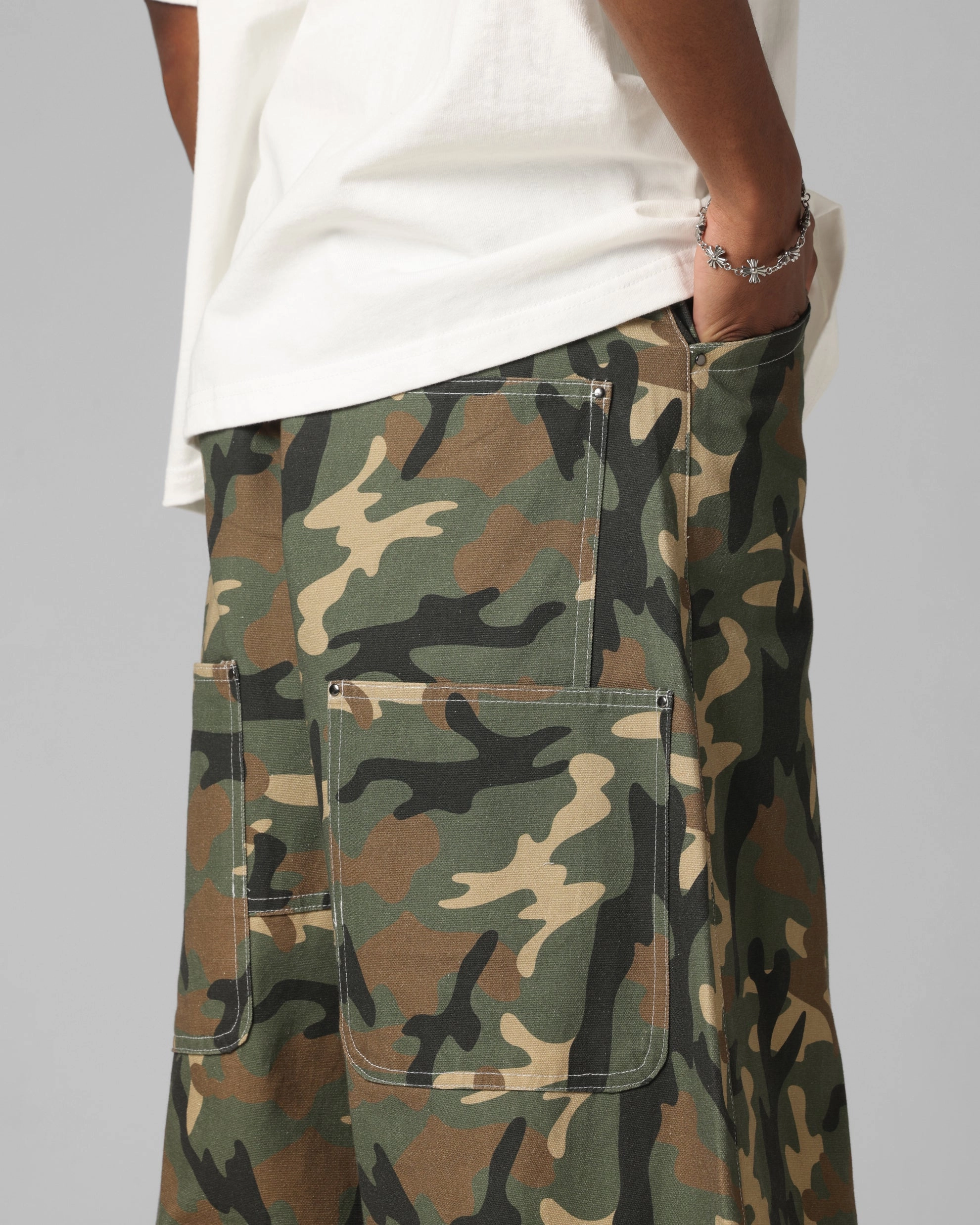 Tailored Wear Loiter F-22 Raver Jeans Woodland Camo