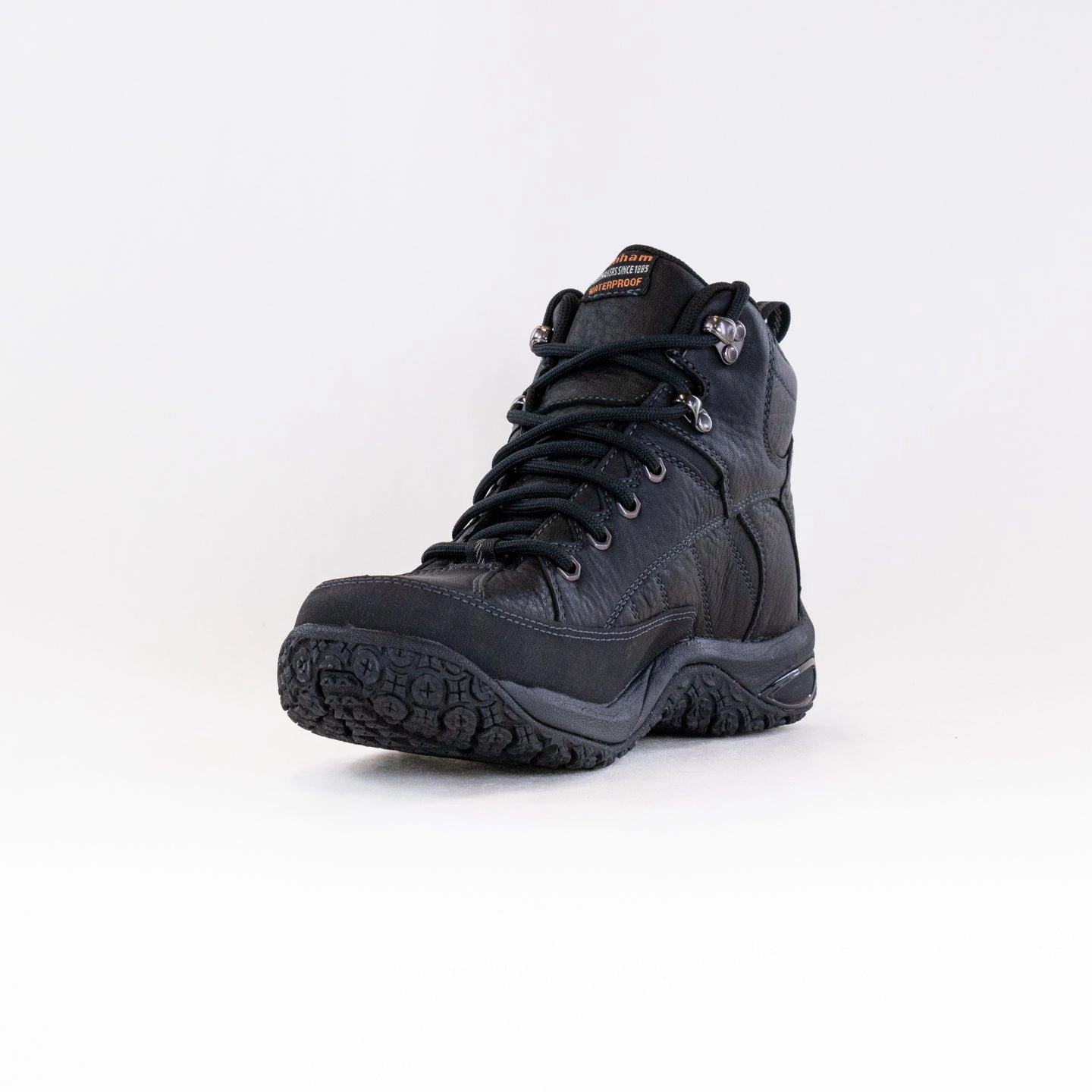 urban vibe Effortless Walk Fit Dunham Lawrence Mid Waterproof Boot (Men's) - Black Leather