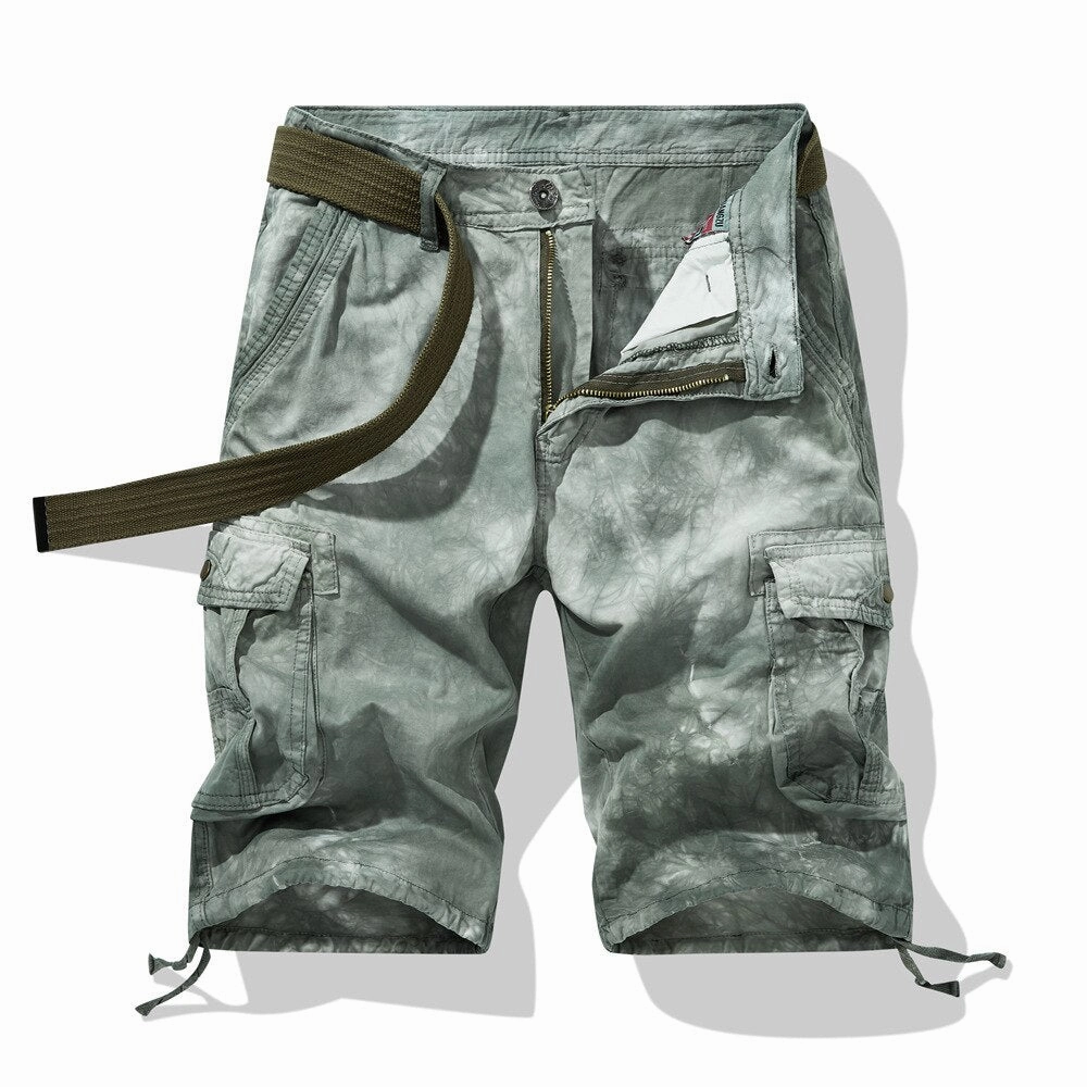 Motion Flex Fit Fashionable Look West Louis? Summer Camouflage Military Tactical Cargo Shorts