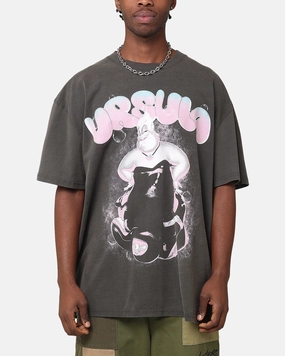 Easy to Wear StainResistantFinish American Thrift Disney The Little Mermaid Ursula Heavyweight T-Shirt Black Wash