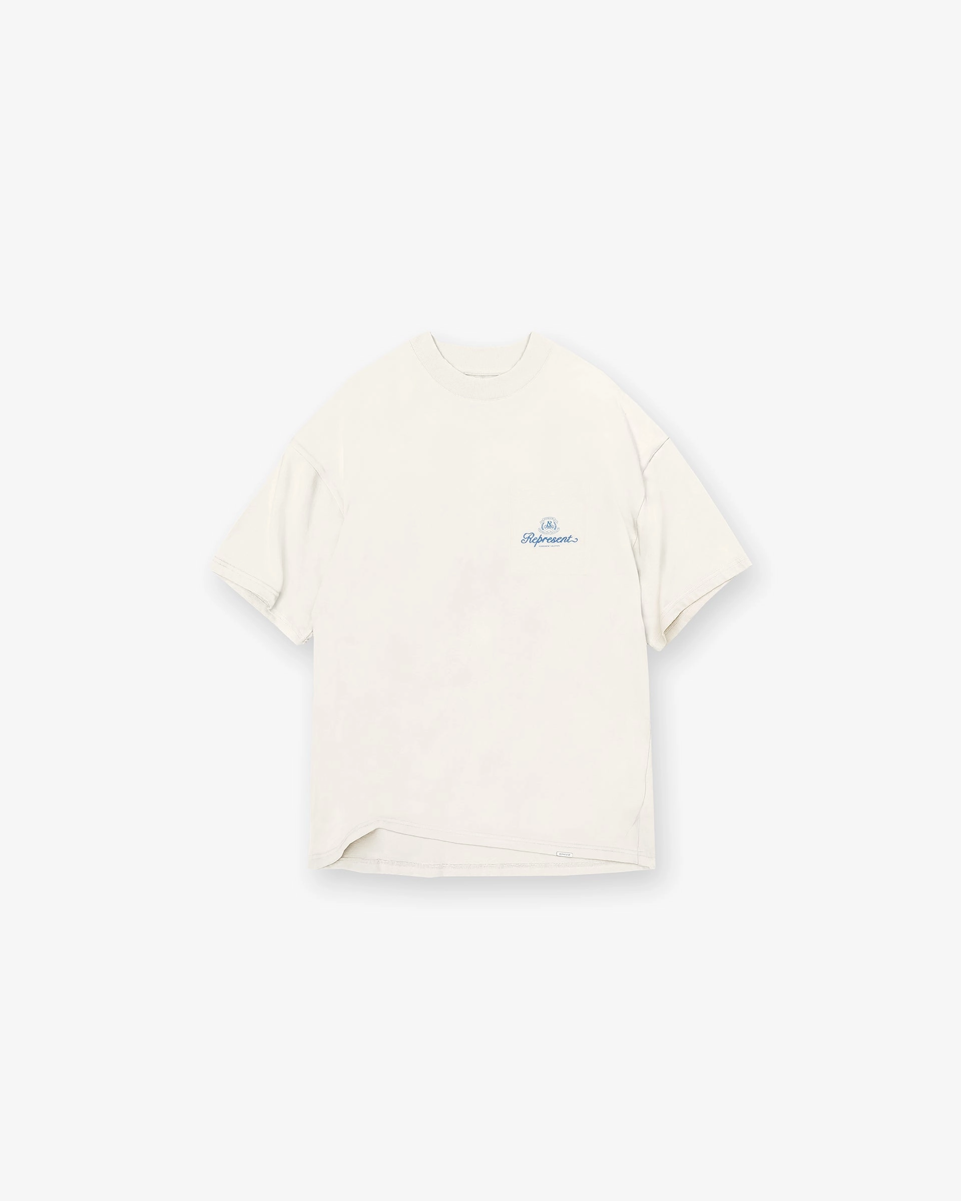 Permanent Vacation Pocket T-Shirt - Antique White Low Profile Silhouette