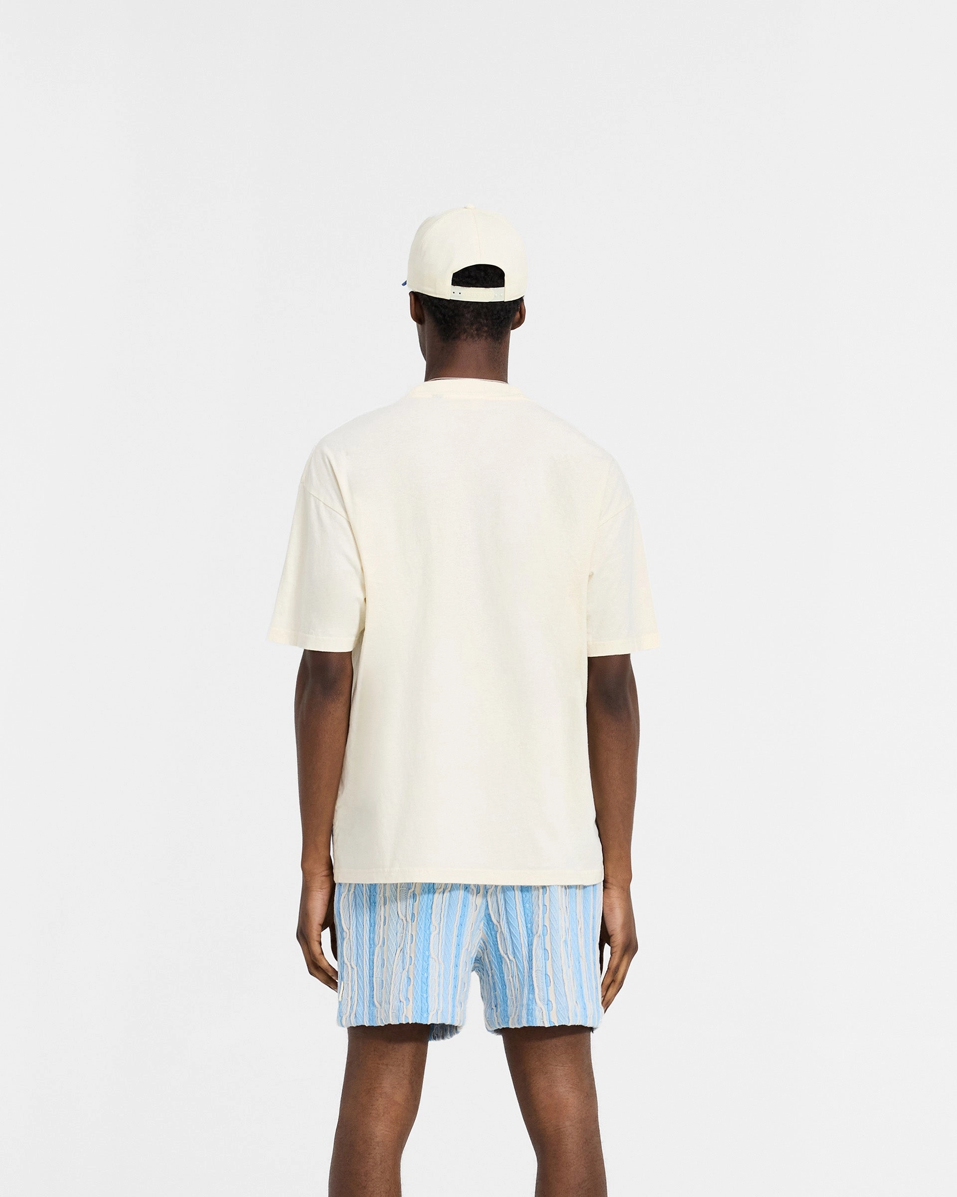 Permanent Vacation Pocket T-Shirt - Antique White Trendy Cool and Comfortable