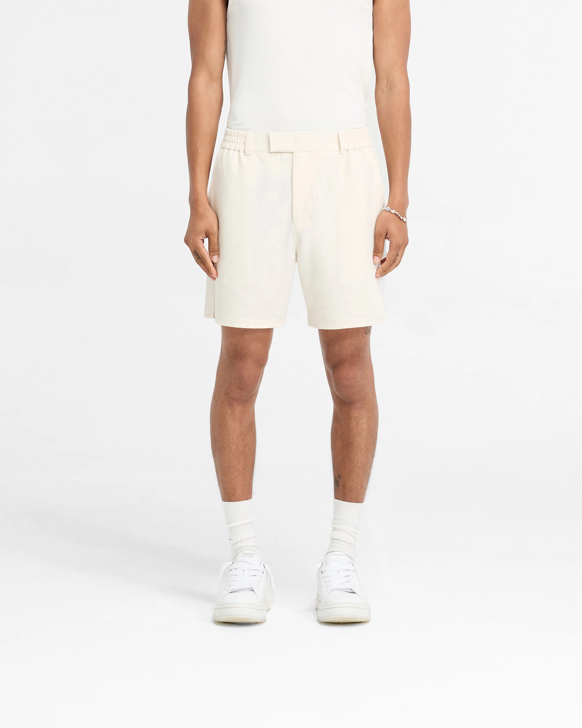 budget-friendly Zero Irritation Tags Logo Yacht Short - Antique White