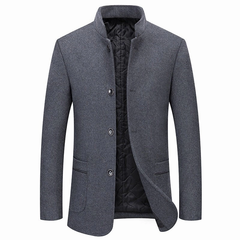 West Louis? Winter Executive Business-Men Woolen Jacket Weekend Ready Look Essential City Look