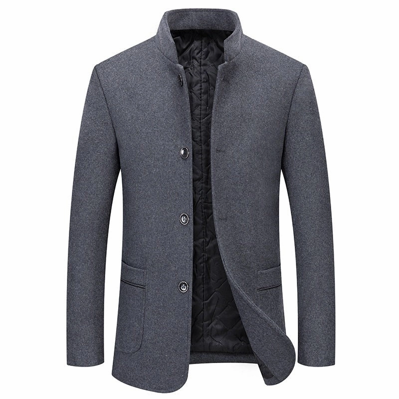 West Louis? Winter Executive Business-Men Woolen Jacket Effortless Layer