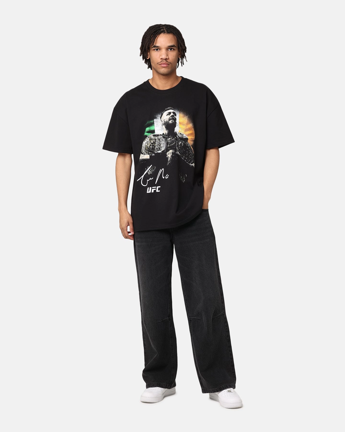 UFC By Culture Kings Conor McGregor Champ Heavy T-Shirt Black NonFadeFinish