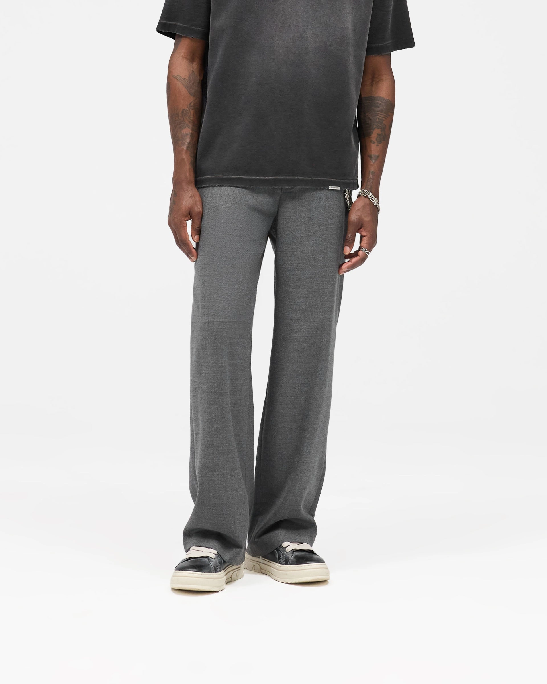 Wool Pant - Grey Lightweight Design
