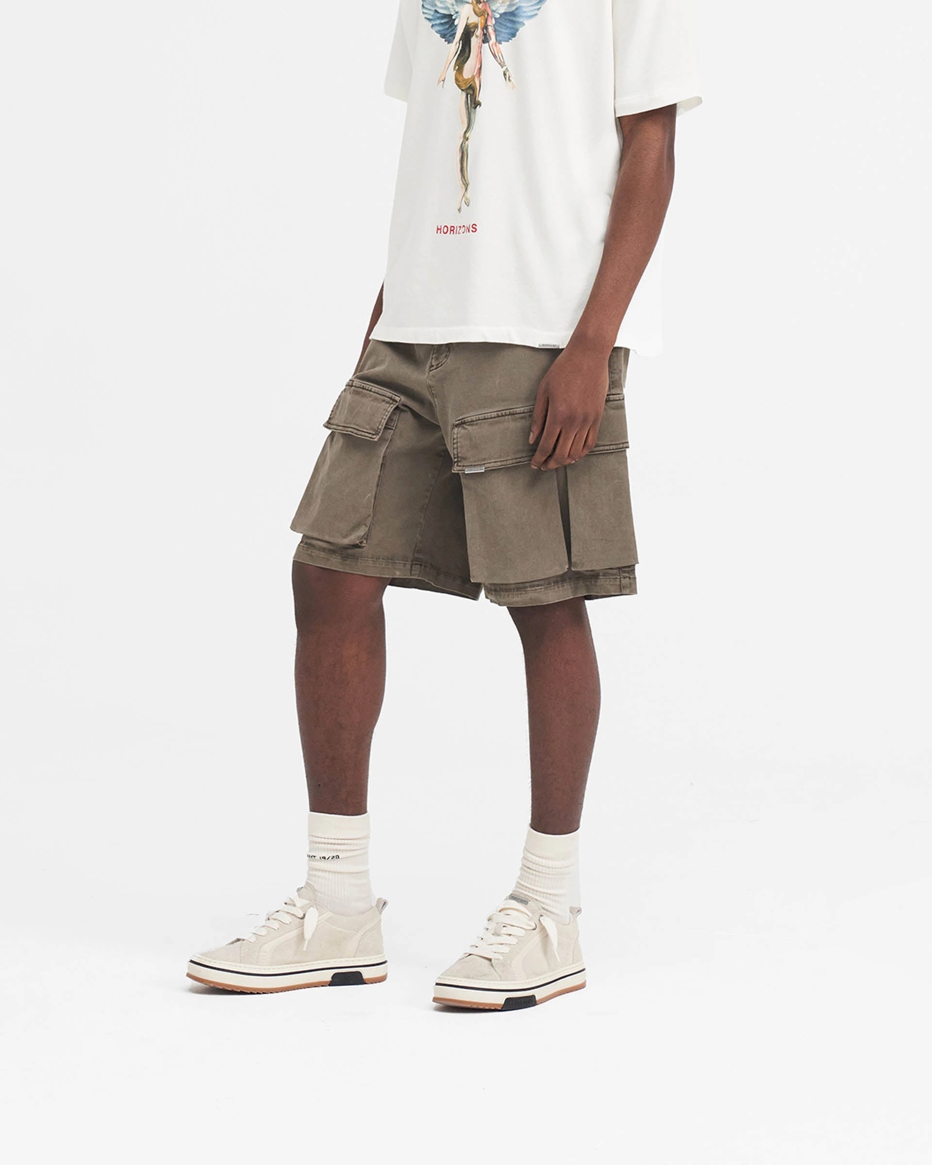 Quick Fit Performance Washed Cargo Short - Dawn