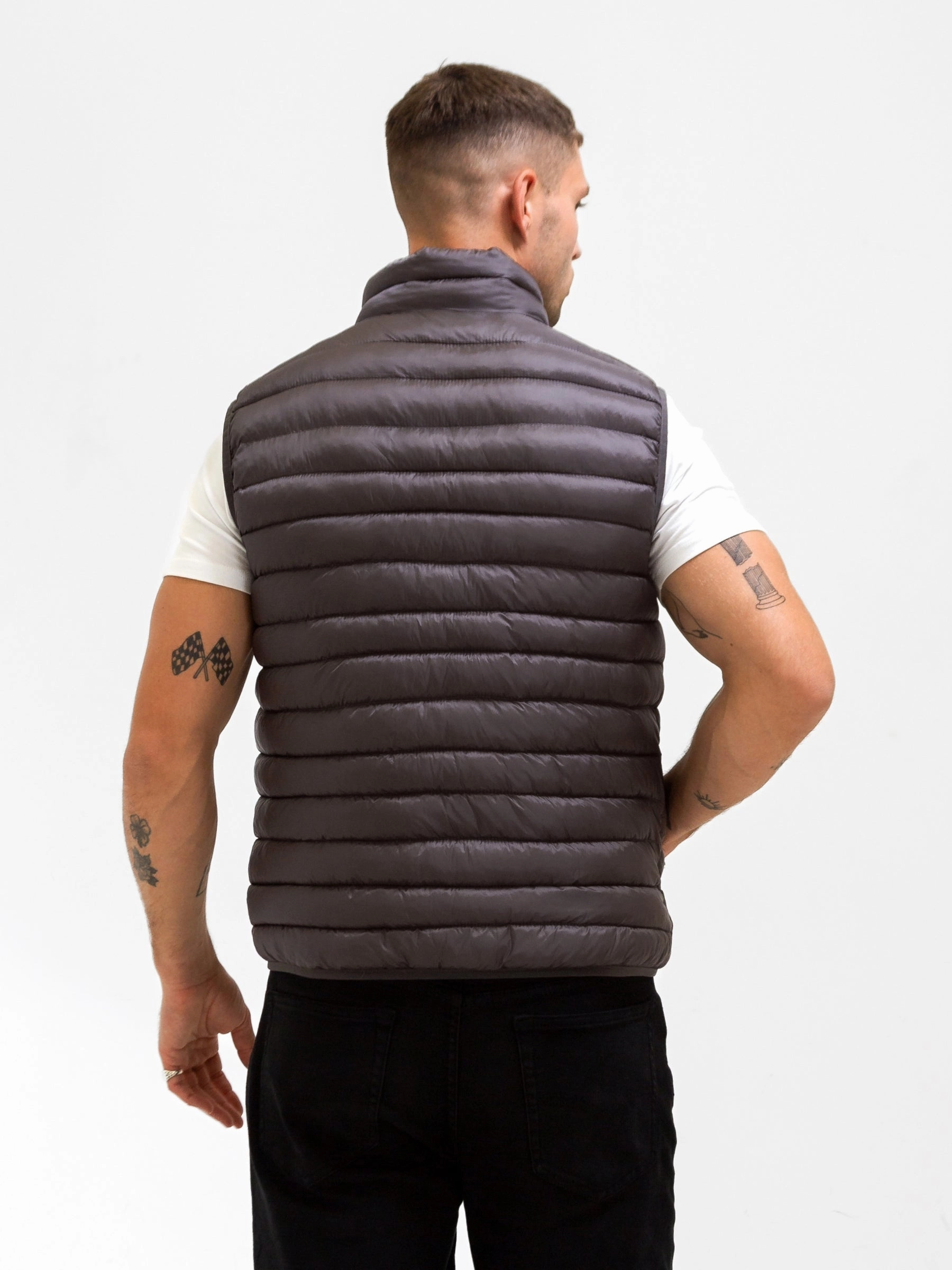 Scratch Resistant Zippers Ellis Lightweight Gilet - Charcoal