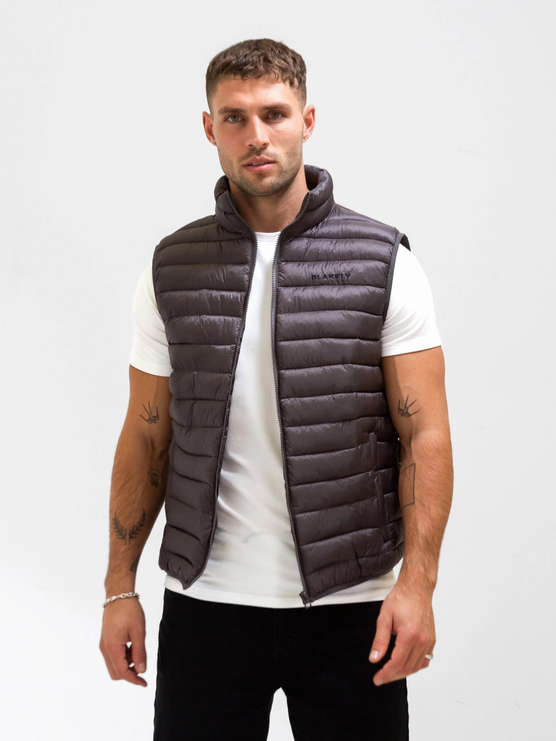 Ellis Lightweight Gilet - Charcoal City Wear