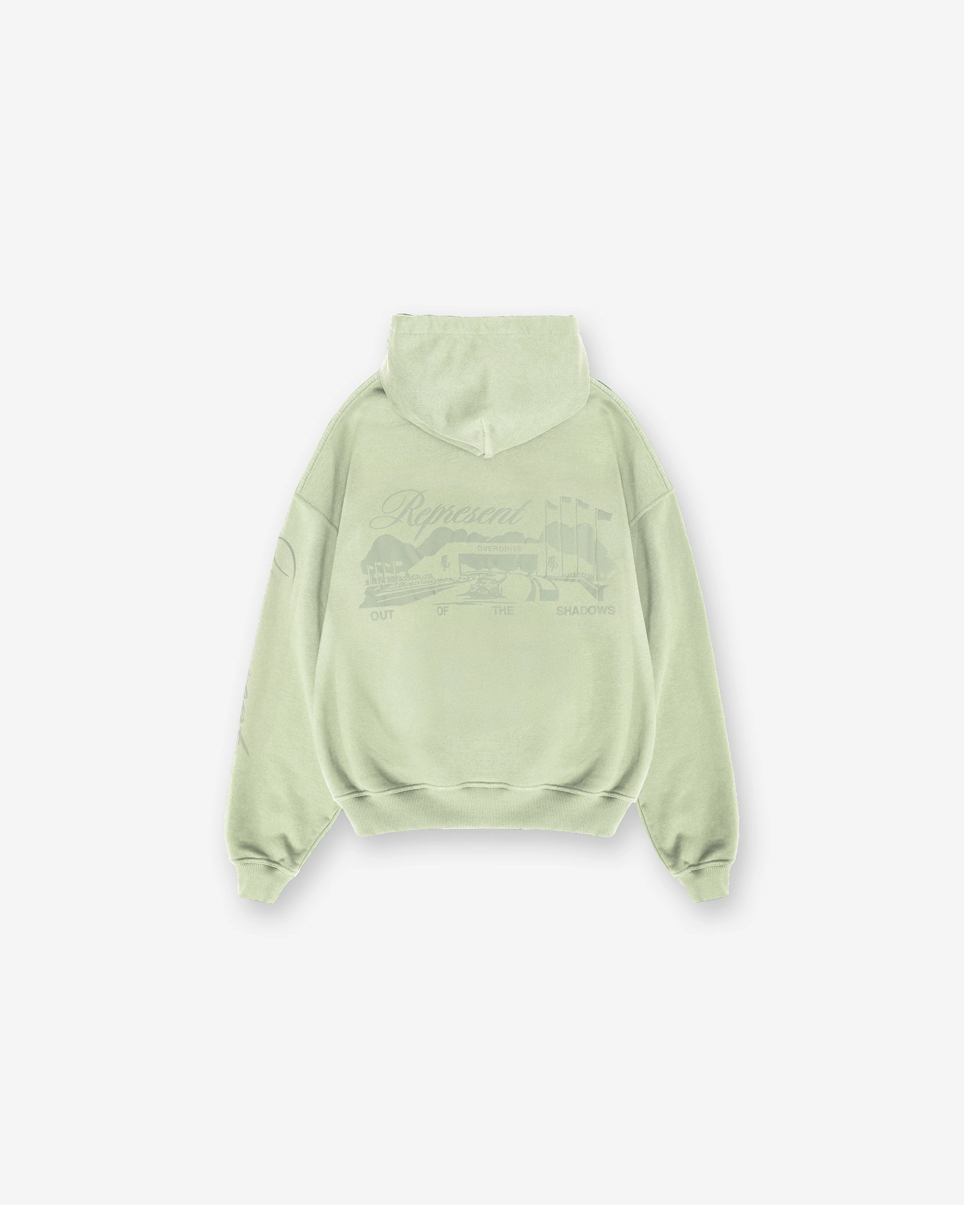 Raceway Hoodie - Matcha Shark like