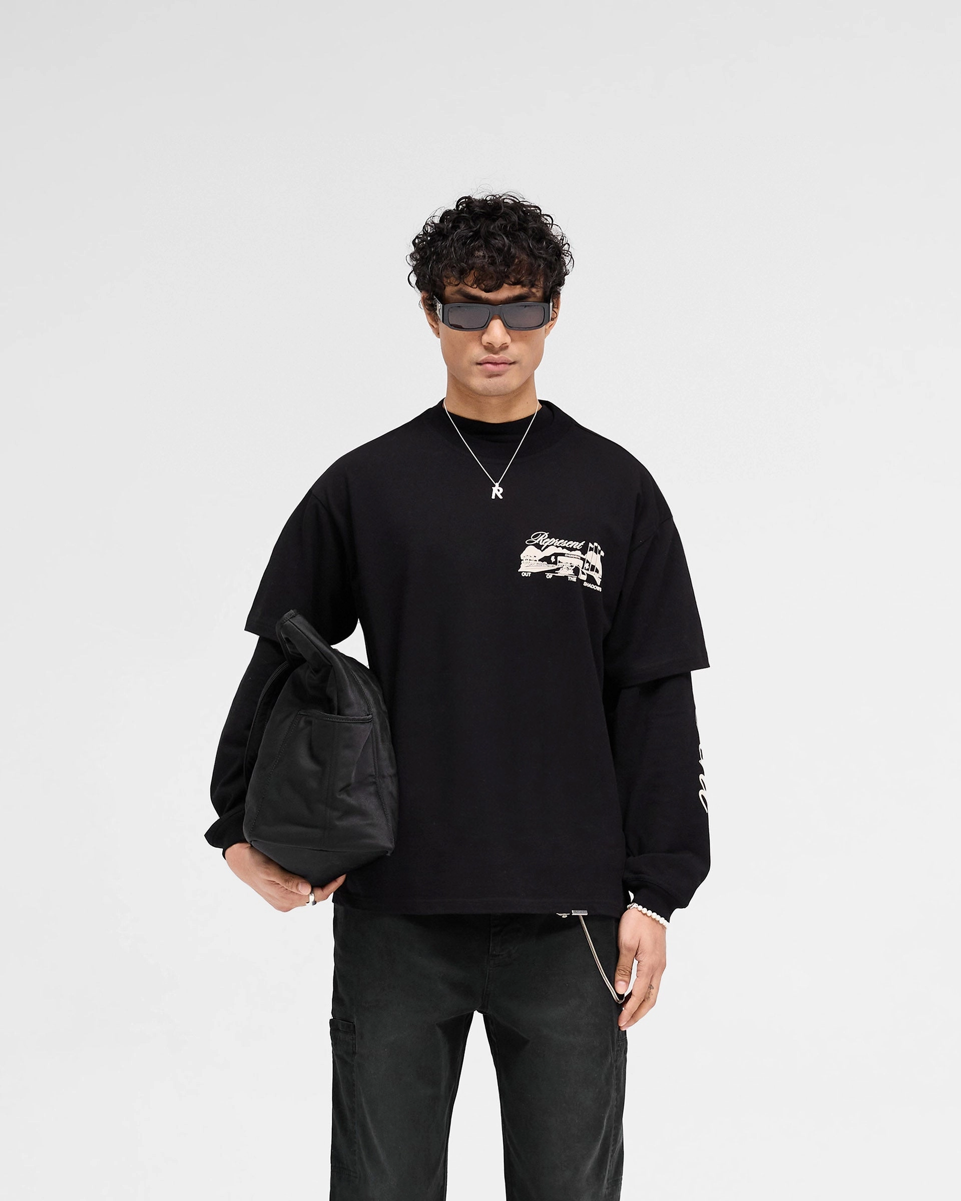 Raceway T-Shirt - Jet Black Perfect for Any Outfit Breathable Flex Fit