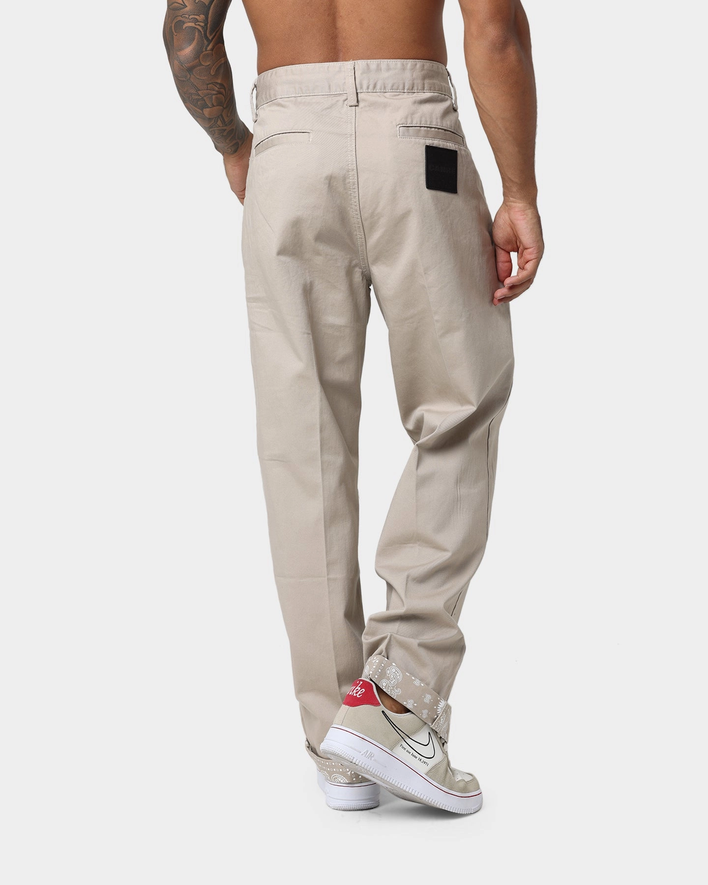Carre Bandana Ultra Relaxed Chino Pants Stone Breath Flex