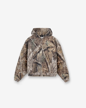 Realtree? Zip Up Camo Boxy Hoodie - Camo Pajama like