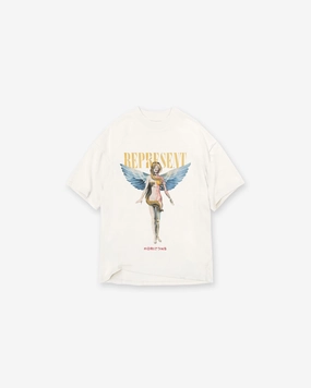 Reborn T-Shirt - Flat White Relaxed Comfort Fit Comfortable Fit Wear