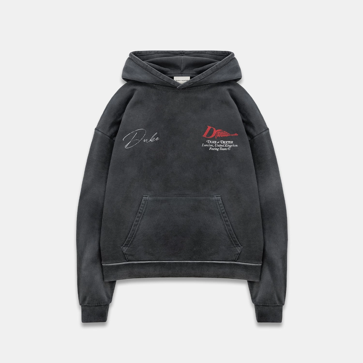 Moisture Wicking Technology Flexible Comfort Wear DR1 Helmet Washed Black Hoodie