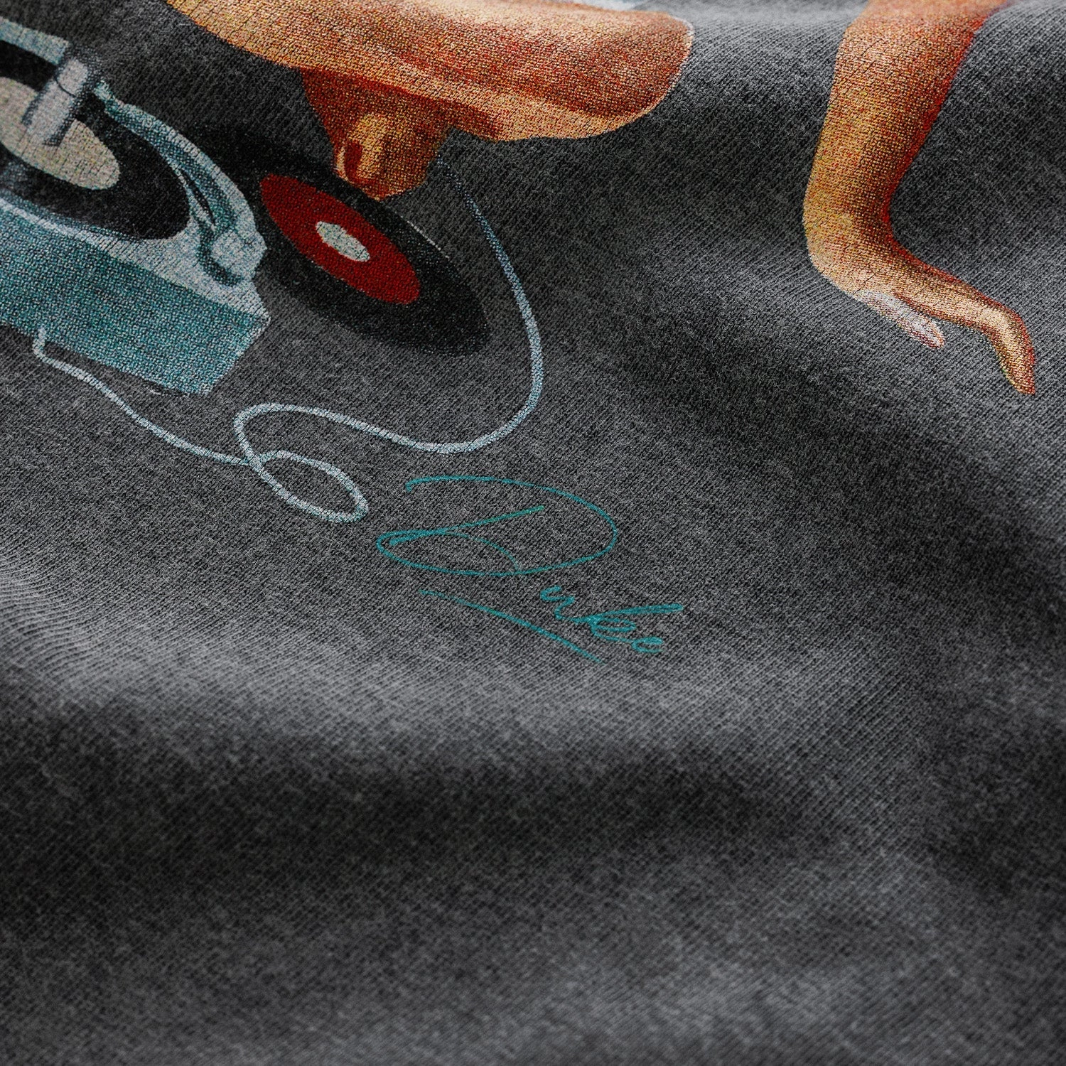 UV protected Pin Up II Washed Grey T-Shirt