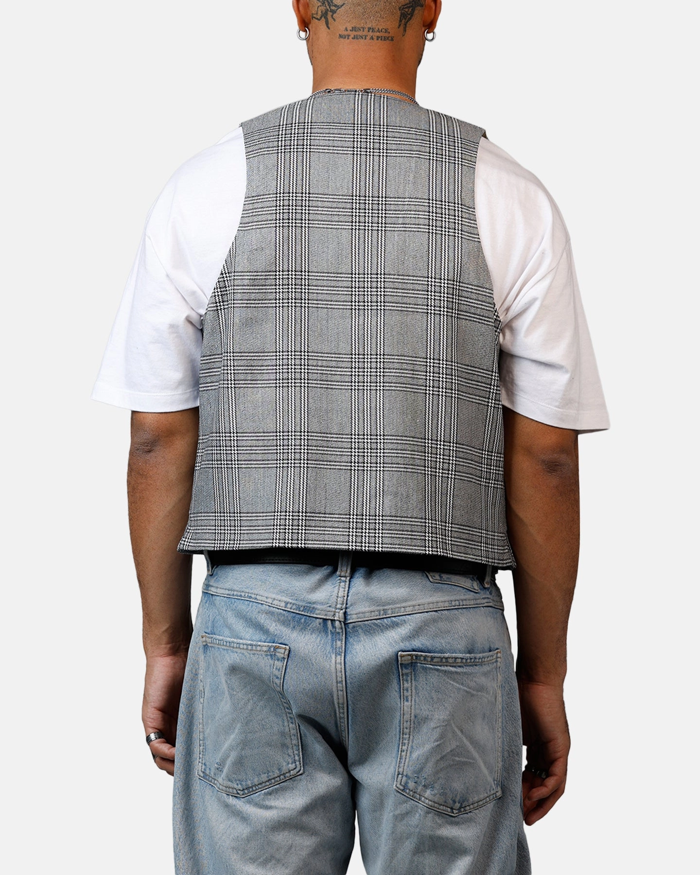 AbrasionResistantEdging Adjustable Cuff MNML Played Suit Vest Black/Grey