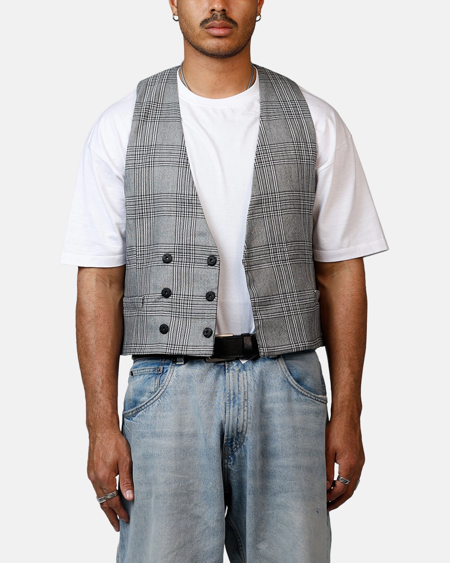 MNML Played Suit Vest Black/Grey DualLayer Weave Moisture Control Lining