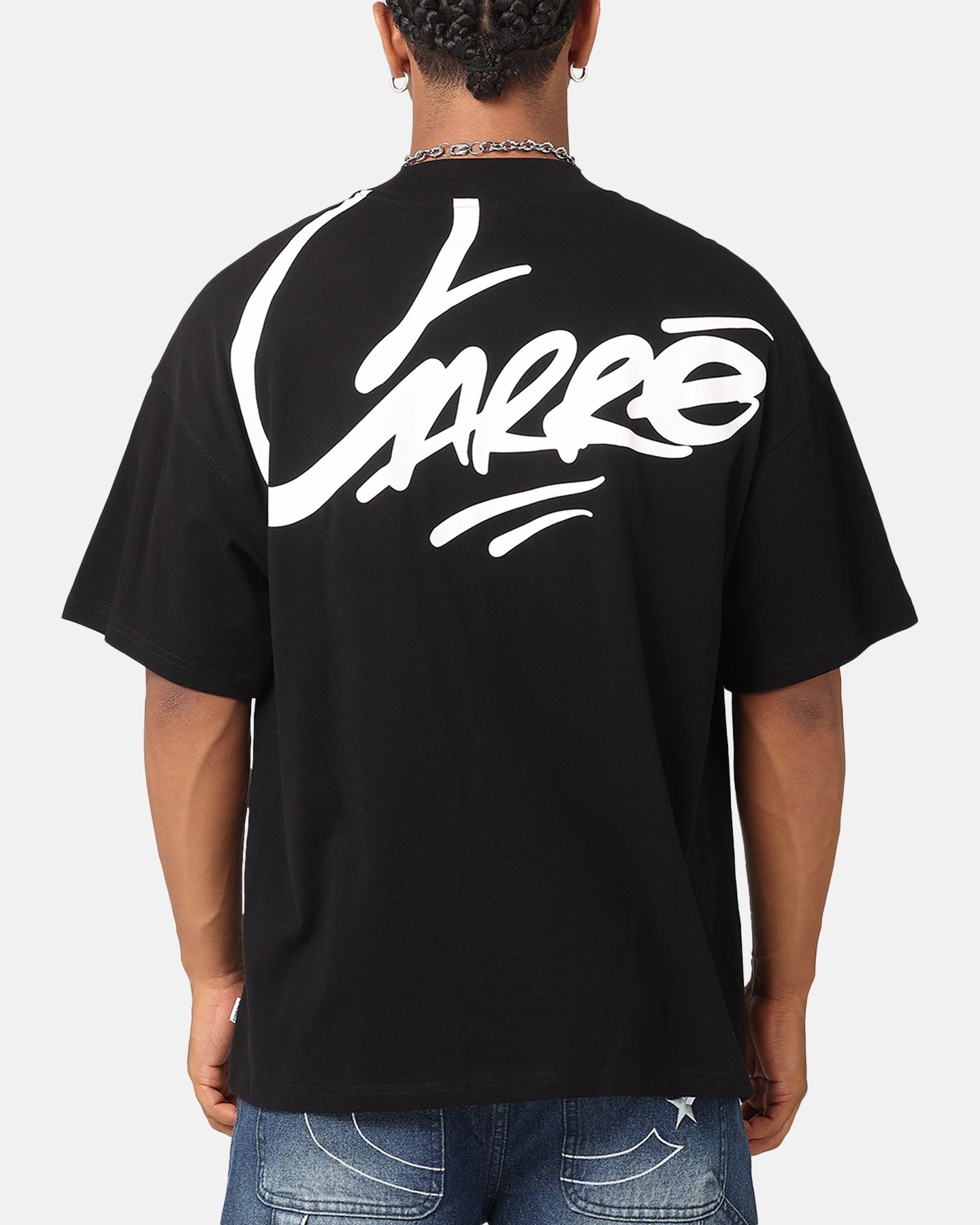 Carre Graffiti T-Shirt Black Double Chest Pocket