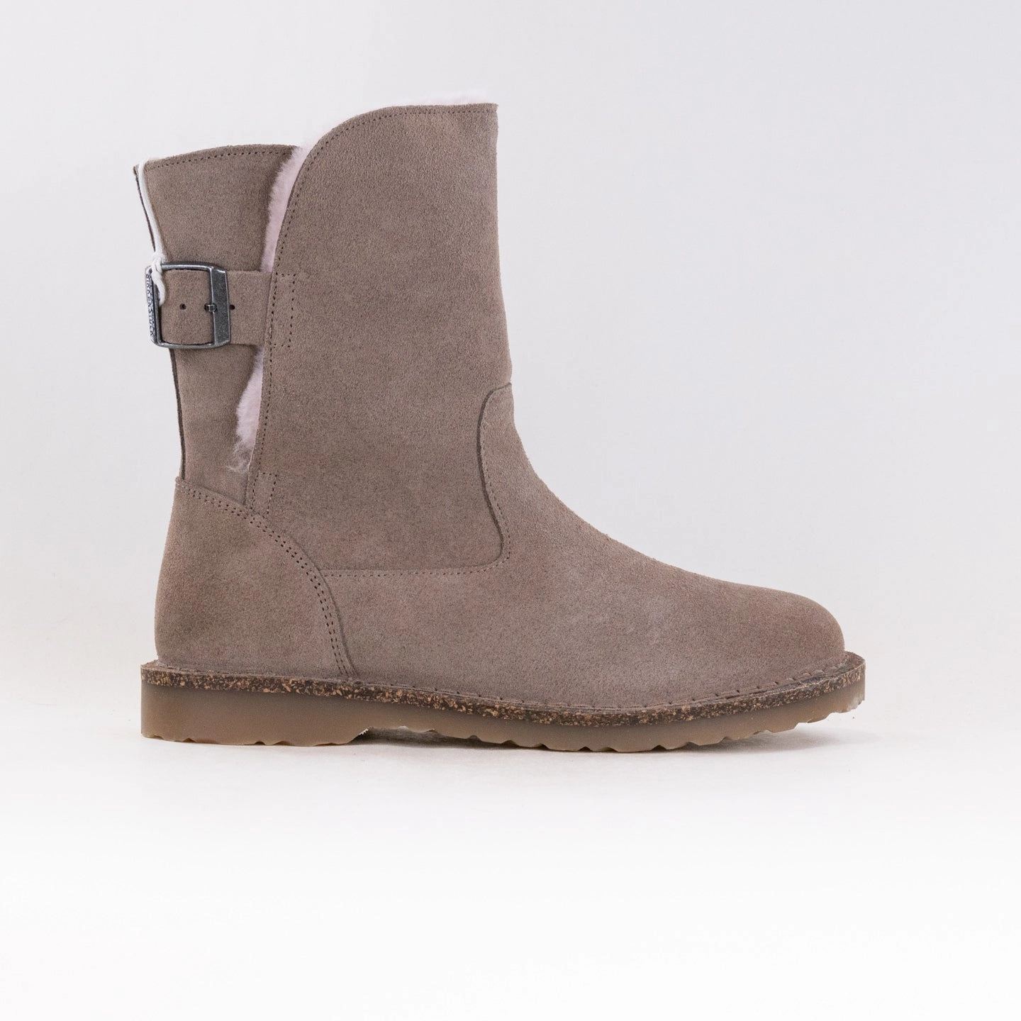 Travel Easy Quick-Dry Birkenstock Uppsala Shearling (Women's) - Gray Taupe Suede