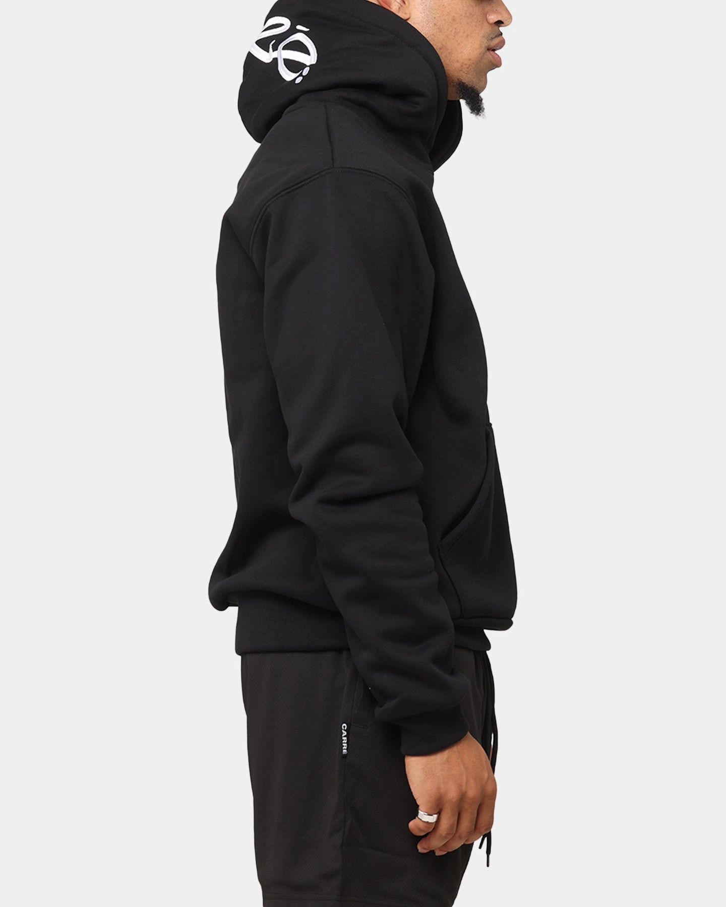 Carre Graffiti Hoodie Black Wicking Inner Lining