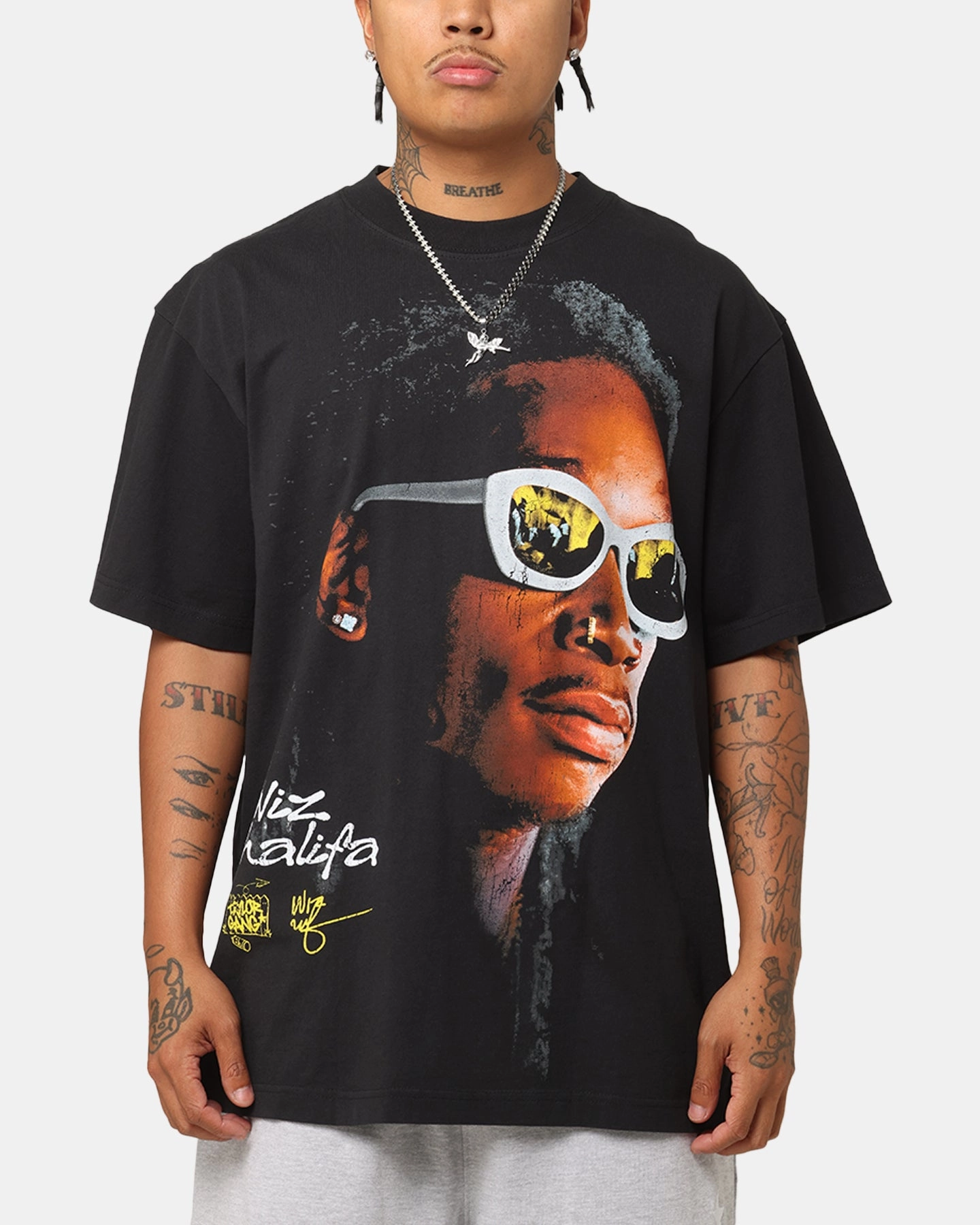 NonScratchSurface ID Supply Wiz Khalifa Taylor Gang Vision T-Shirt Black