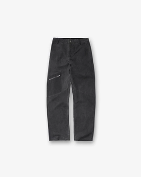 All terrain Flexible Cut Cotton Workwear Pant - Washed Black