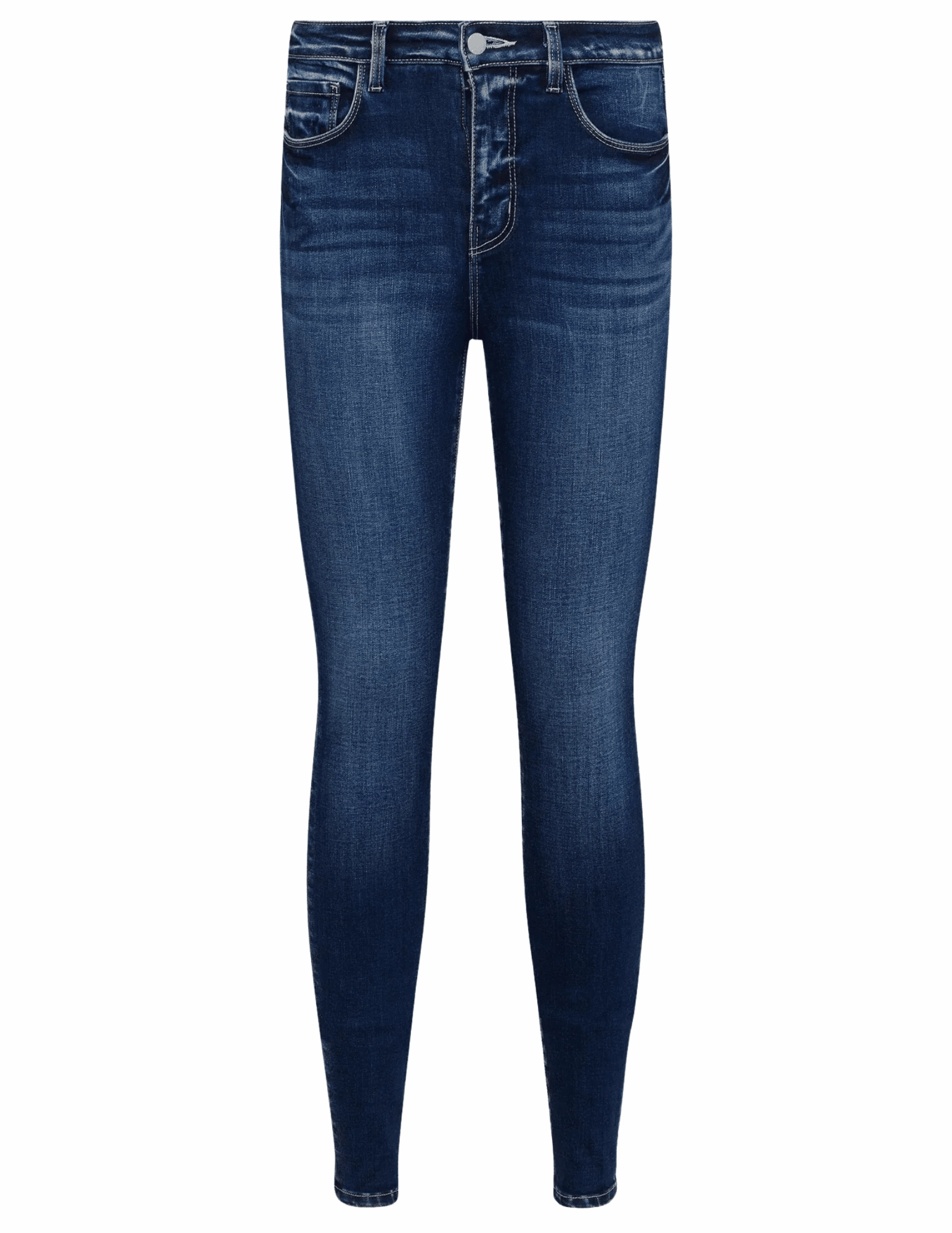 Smart Casual Athlete Fit Trendy Sunny Vibes L??AGENCE Marguerite High Rise Jeans in Columbia