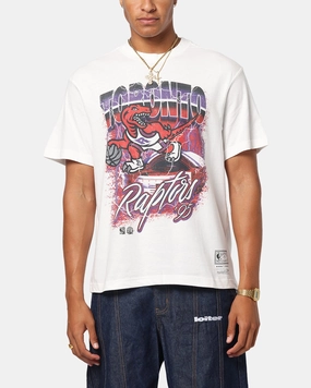 TurtleneckDesign Mitchell & Ness Toronto Raptors Three Decades T-Shirt Vintage White