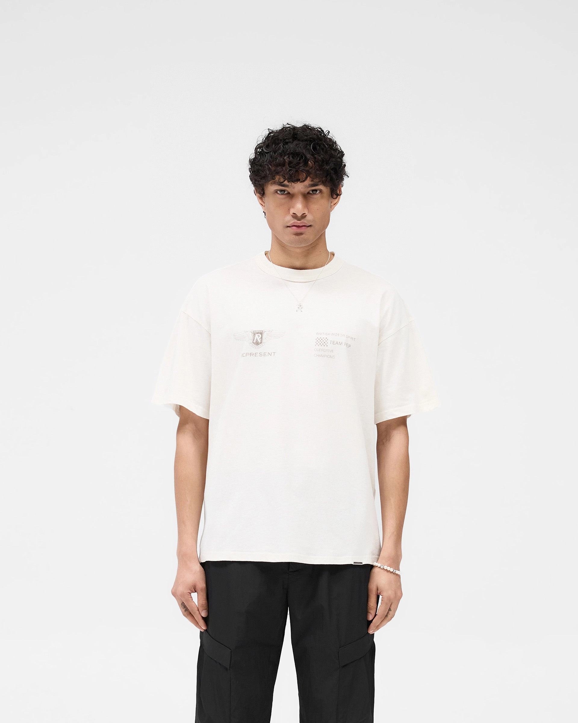 Team Rep T-Shirt - Flat White Lightweight Shirt Casual Flex