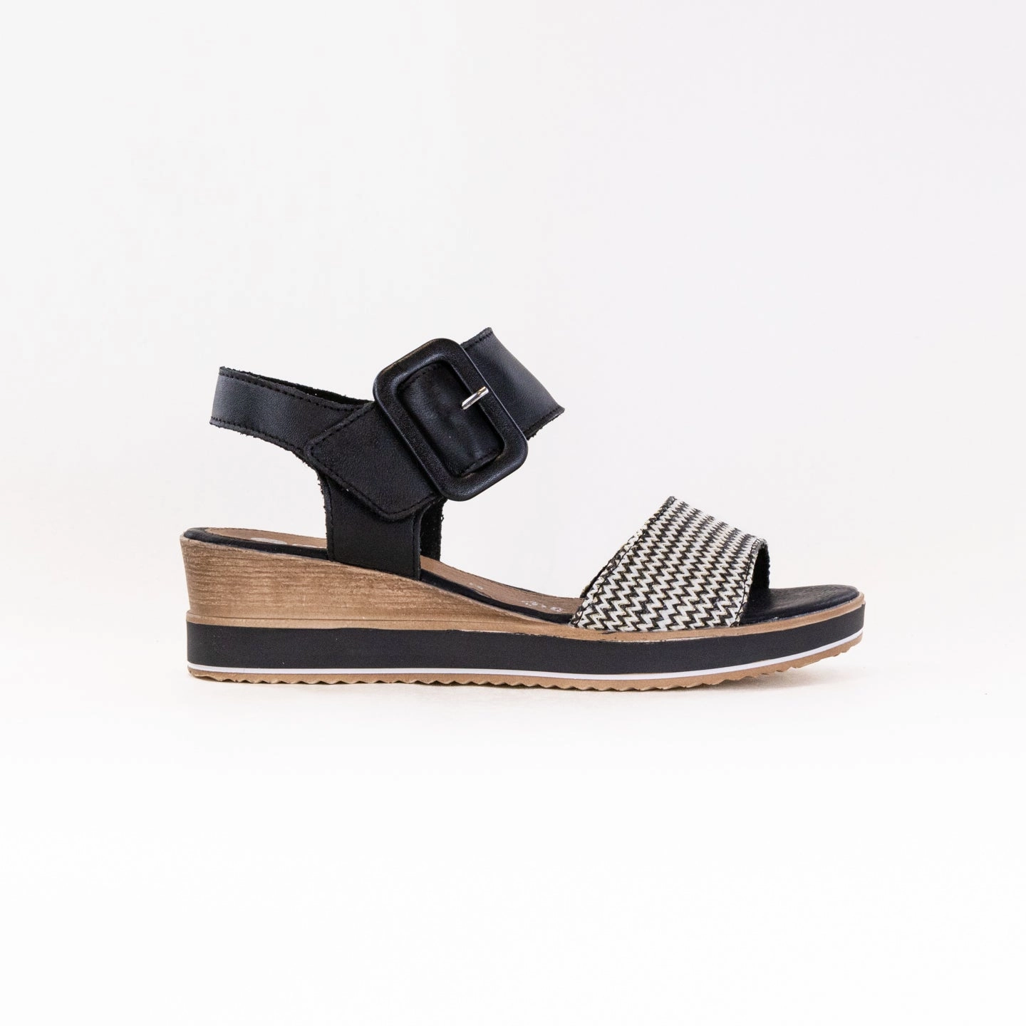 Chic Durable warm weather Remonte Jerilyn D6453 (Women's) - Schwarz/Crema/Lugano