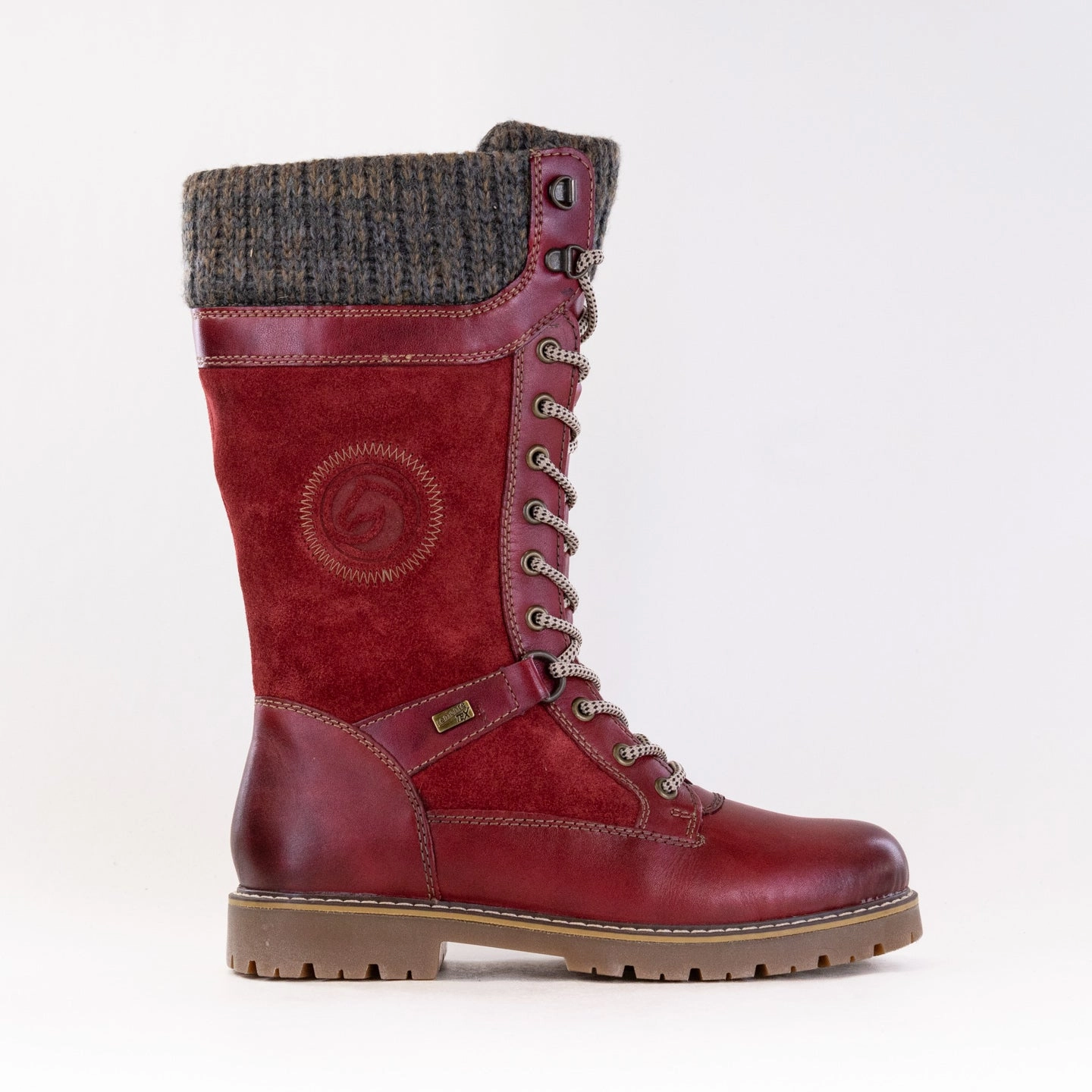 Insulated Mountain Hike Stability Base Remonte Sarolta D9380 (Women's) - Red