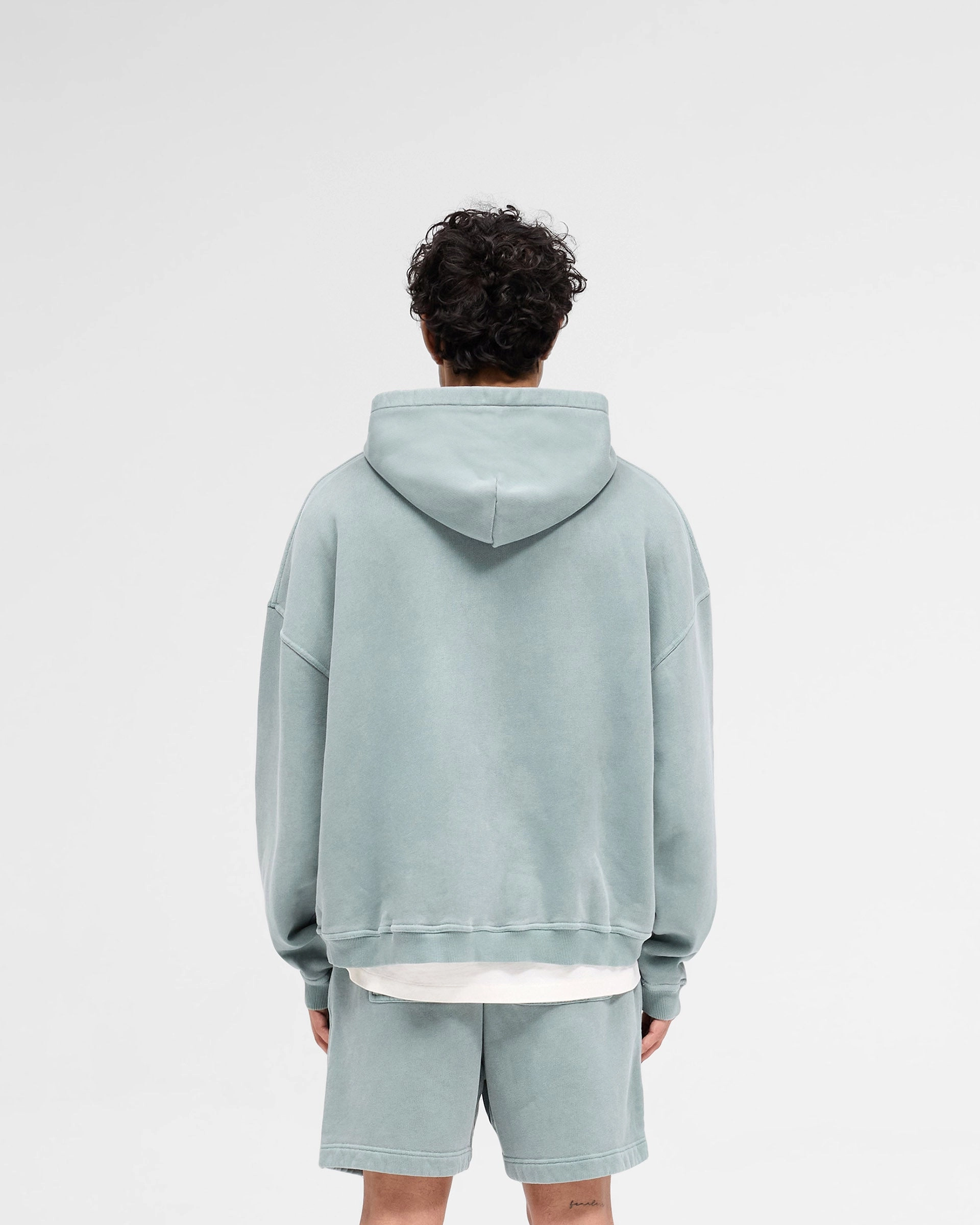 Rep Applique Hoodie - Forest Green Sleek Finish