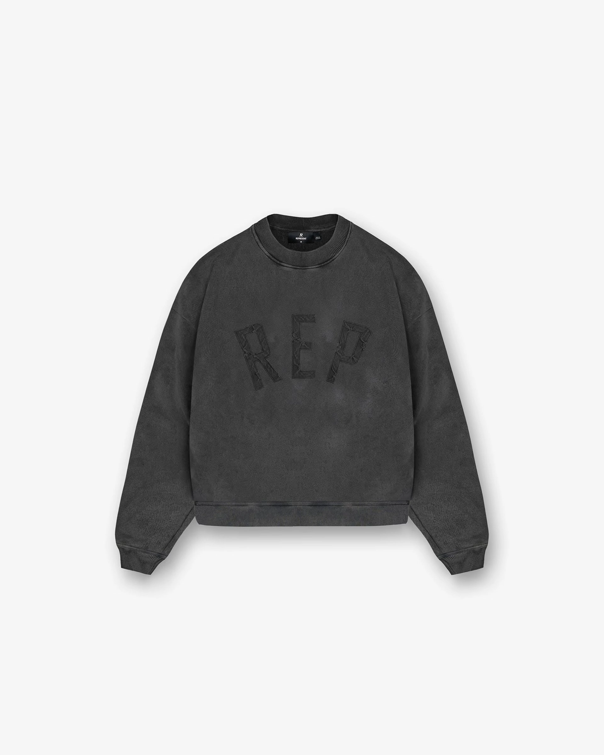 Rep Applique Sweater - Vintage Black LowMaintenance Care