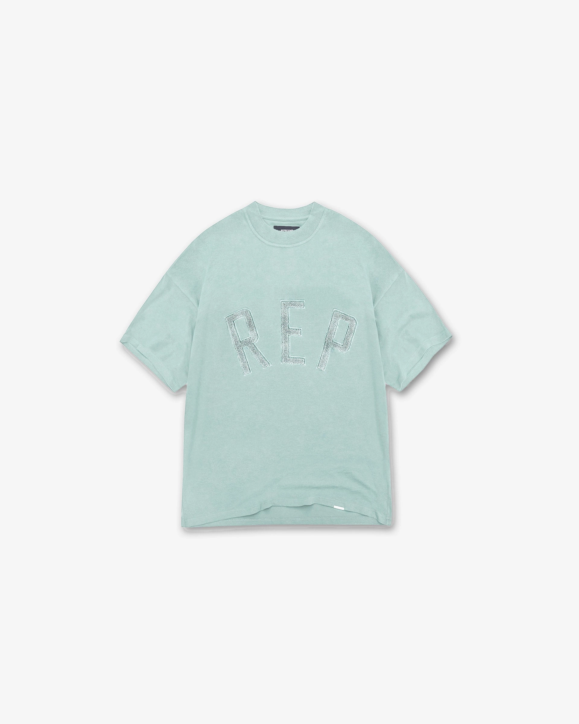Minimal Comfort Wear Rep Applique T-Shirt - Forest Green