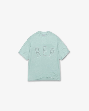 Minimal Comfort Wear Rep Applique T-Shirt - Forest Green