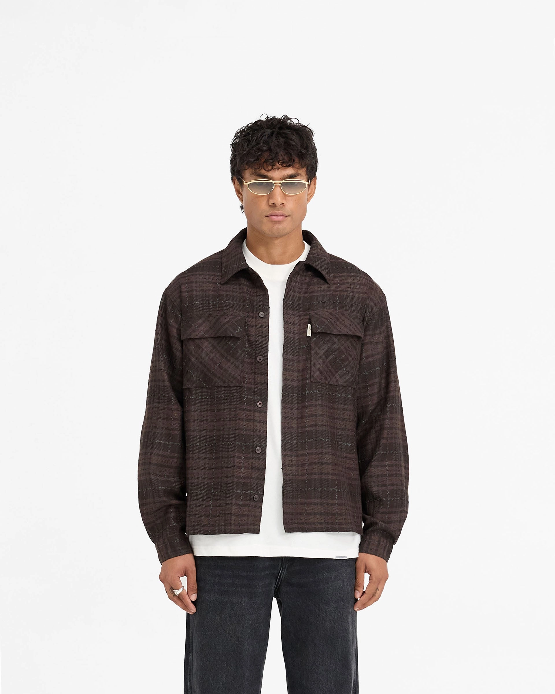 holiday season Seasonal Essential Rep Flannel Shirt - Coffee