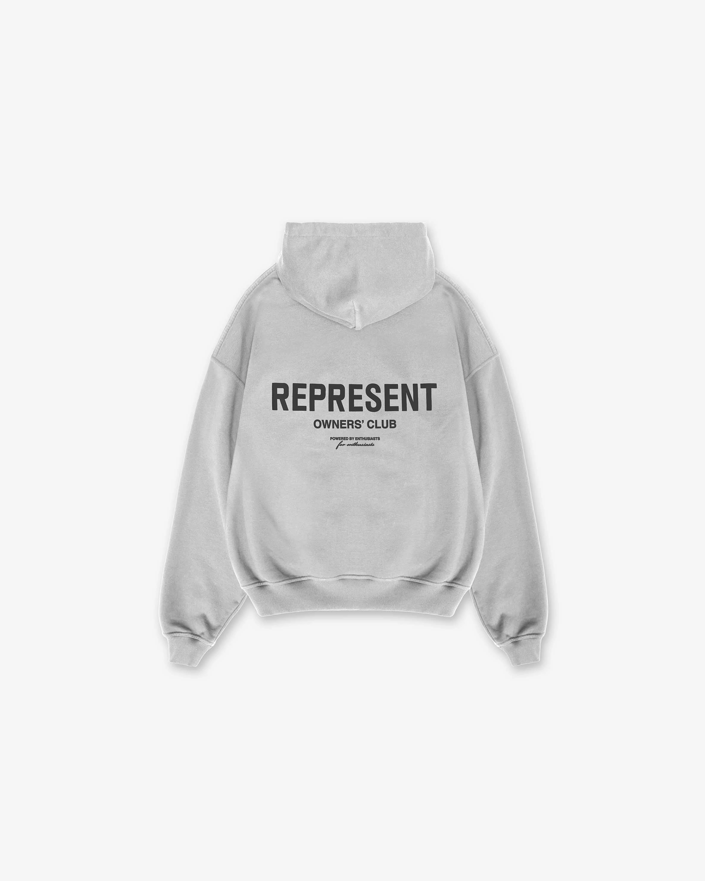 Represent Owners Club Hoodie - Ash Grey Bettong like