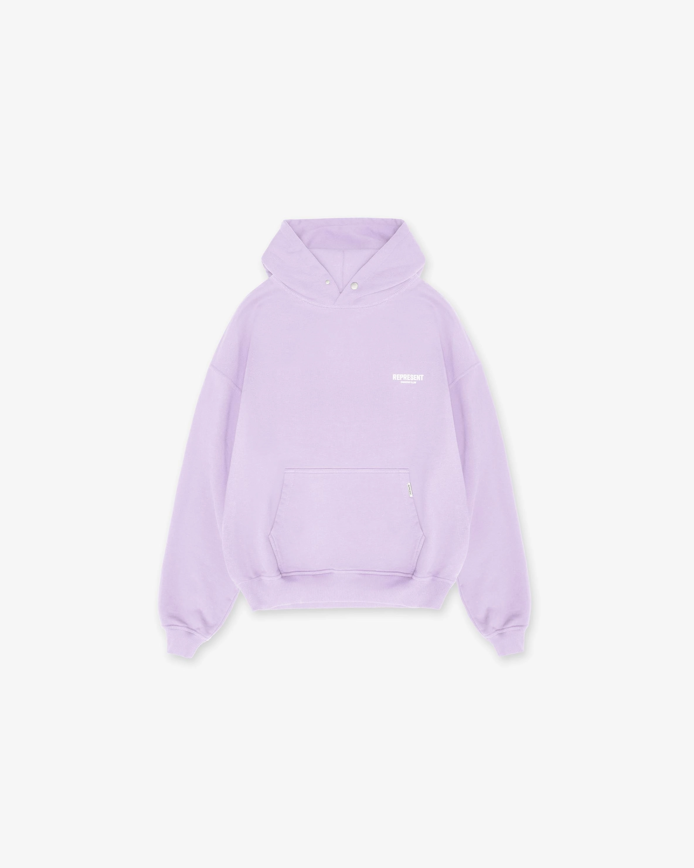 Eco Friendly Dye Process Lifestyle Scene Represent Owners Club Hoodie - Pastel Lilac