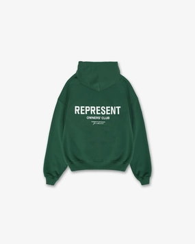 Street Cool Represent Owners Club Hoodie - Racing Green