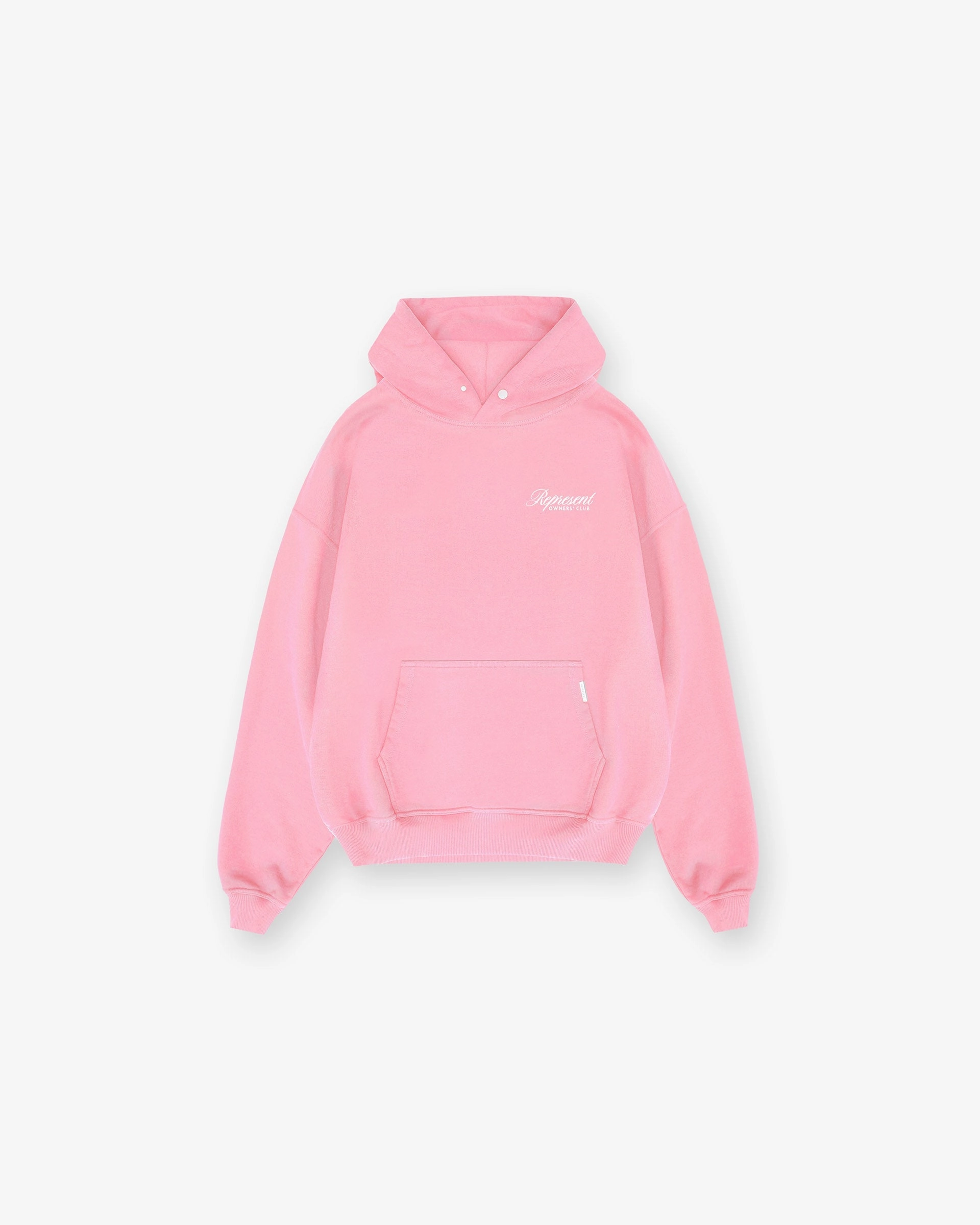Athlete Favorite Athletic Tailoring Represent Owners Club Script Hoodie - Pink