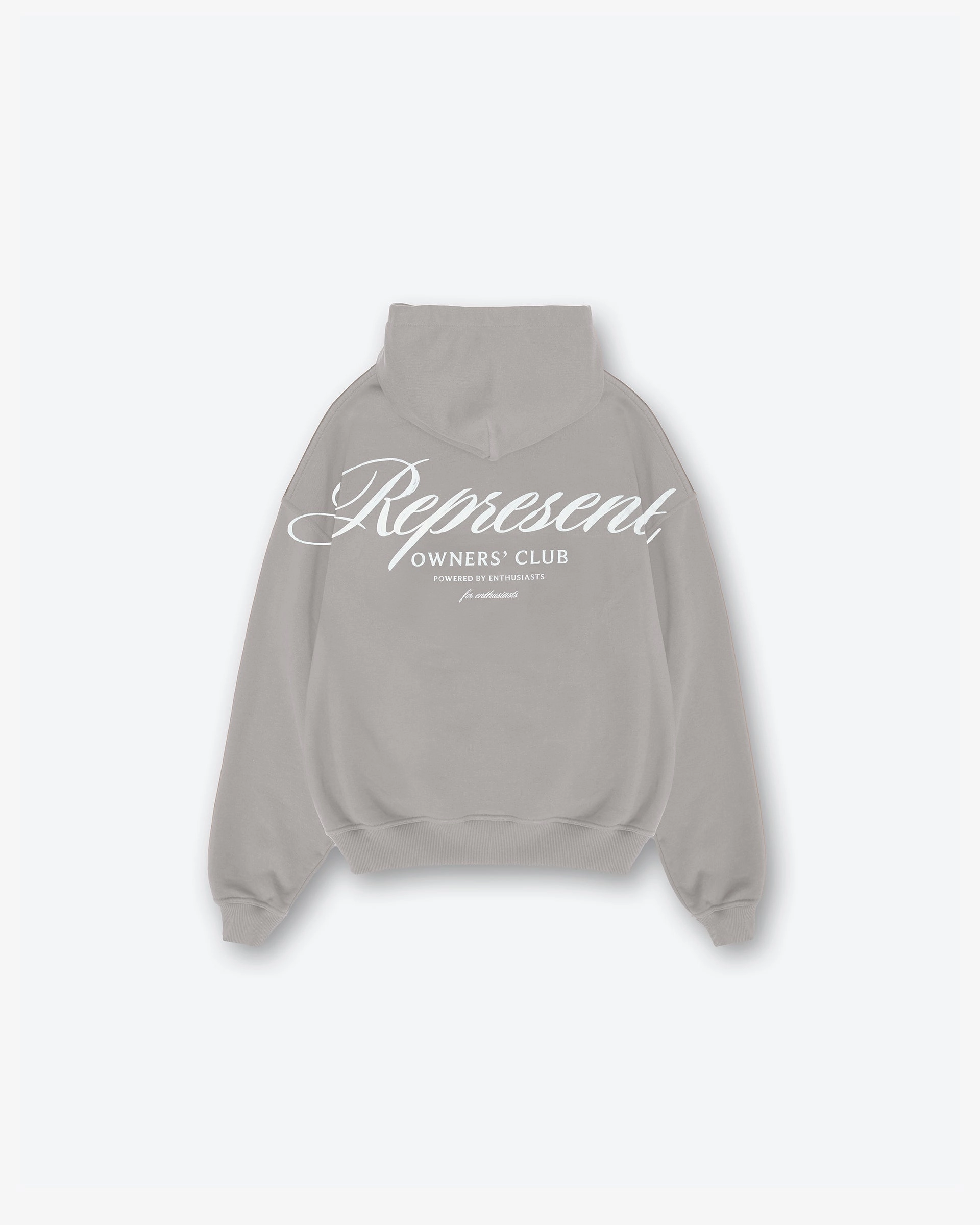 concert outfit Snake like Represent Owners Club Script Hoodie - Slate